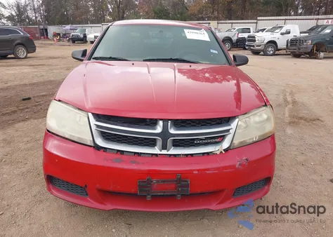 2013 Dodge Avenger Se from USA, damaged, VIN 1C3CDZAB8DN547908